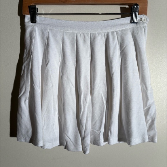 Urban Outfitters White Cotton Tennis Skirt - Picture 1 of 6